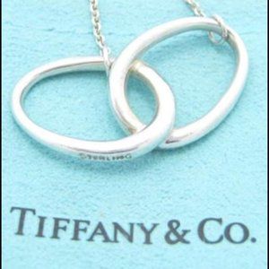 Tiffany Elsa Peretti interlocking Ovals Necklace